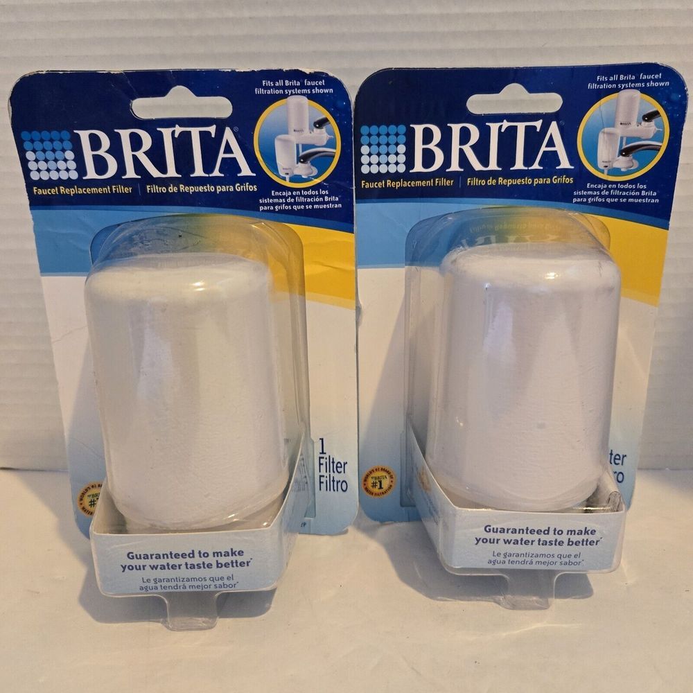 Brita On Tap‎ Faucet Replacement Water Filter Cartridges 2 Nos 19543.112p